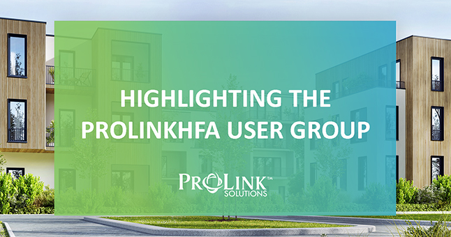 Highlighting the ProLinkHFA User Group